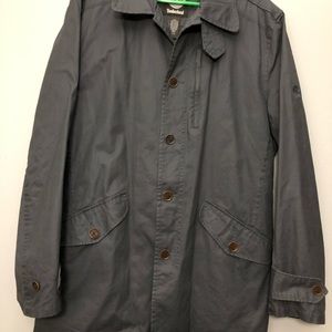 Timberland Men’s Grey Trench Coat Size L